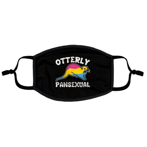 Otterly Pansexual Flat Face Mask