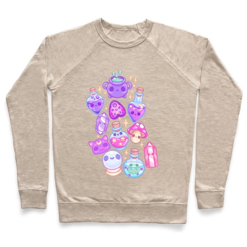 Kawaii Witchy Pattern Pullover