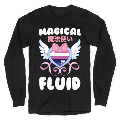 Magical Fluid - Genderfluid Long Sleeve T-Shirt