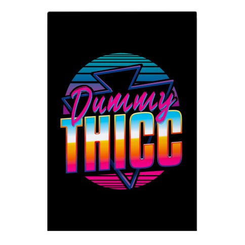 Retro and Dummy Thicc Garden Flag