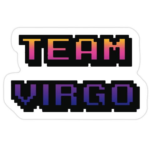 Pixel Team Virgo Die Cut Sticker