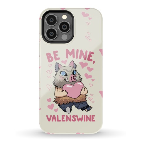 Be Mine, Valenswine Phone Case