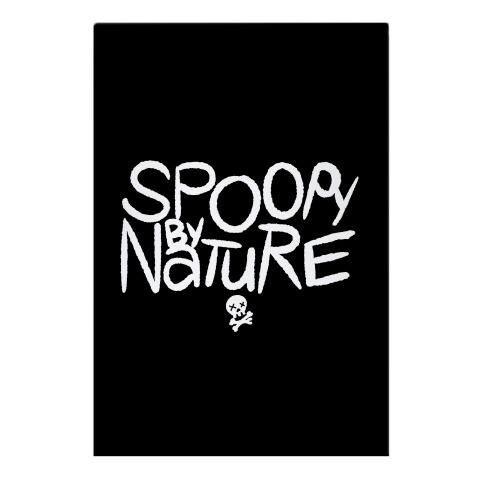 Spoopy By Nature Garden Flag