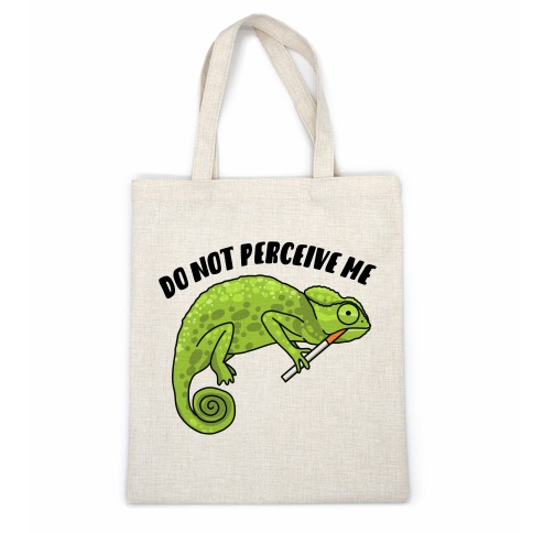 Do Not Perceive Me Chameleon Casual Tote