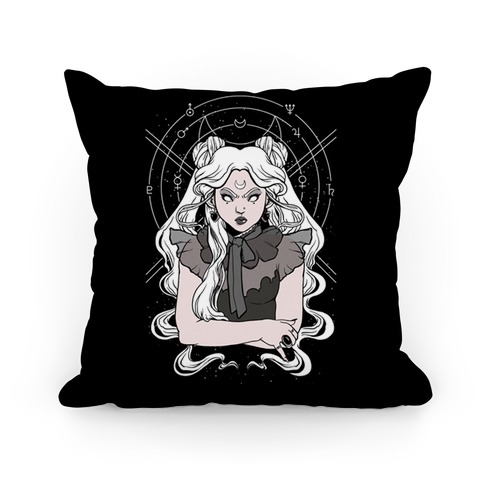 Goth Usagi (Sailor Moon Parody) Pillow