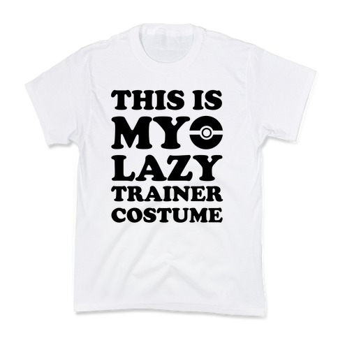 This Is My Lazy Trainer Costume Kids T-Shirt
