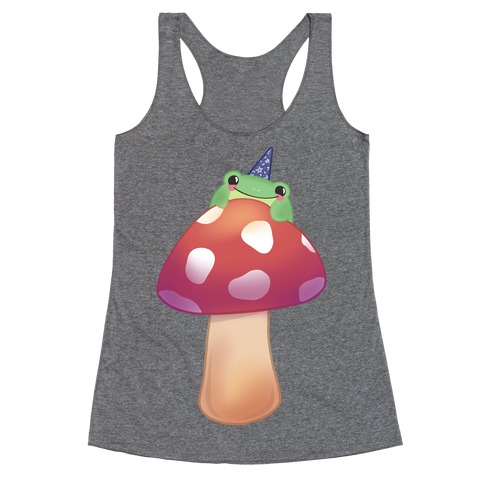 Magic Mushroom Frog Racerback Tank Top