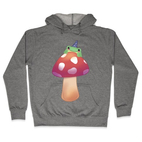 Magic Mushroom Frog Hooded Sweatshirt