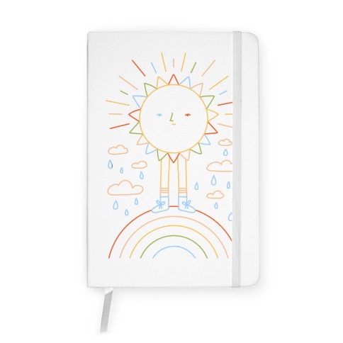 Solar Power Rainbow Notebook