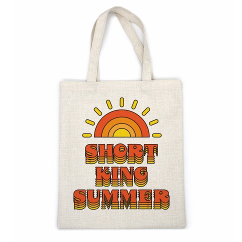 Short King Summer Sunset Casual Tote