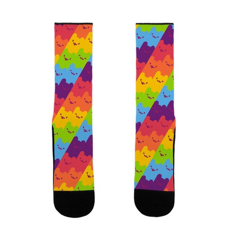 Rainbow Cats Sock