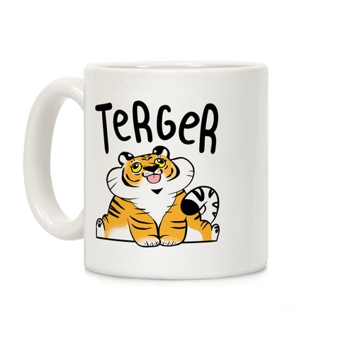 Terger Derpy Tiger Coffee Mug