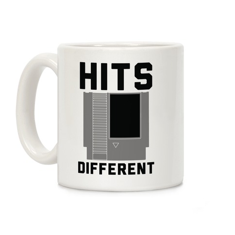 Hits Different Game Cartridge  Coffee Mug