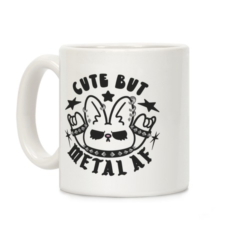 Cute But Metal AF Bunny Coffee Mug