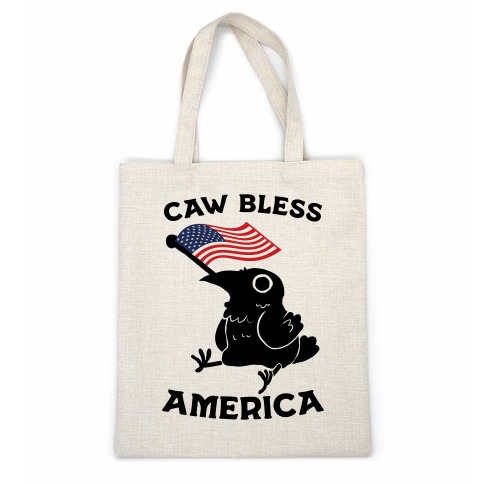 Caw Bless America Casual Tote