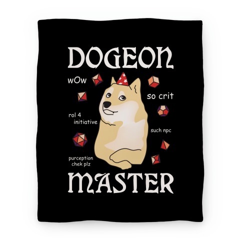 Dogeon Master Doge DM Blanket