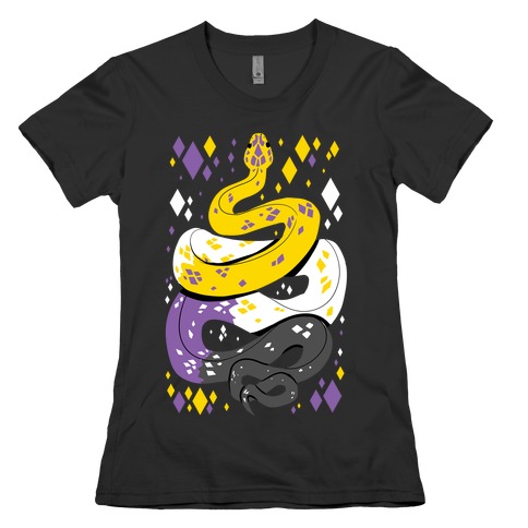 Pride Snakes: Non-binary Womens T-Shirt