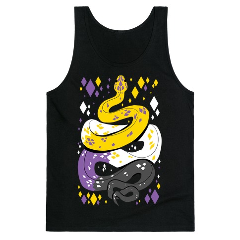 Pride Snakes: Non-binary Tank Tops | LookHUMAN