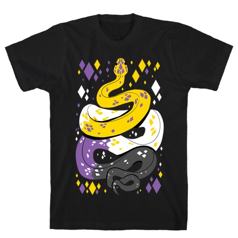 Pride Snakes: Non-binary T-Shirt