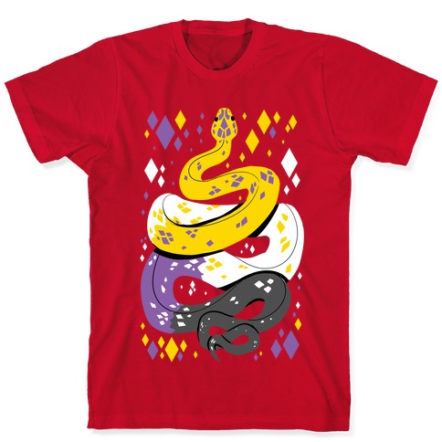 Red store snake shirt