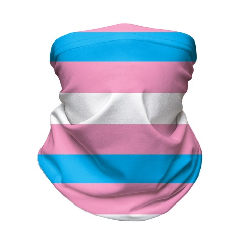 Trans Pride Flag Neck Gaiter