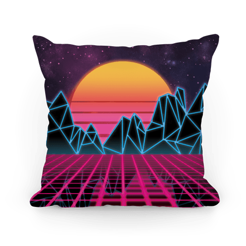 Synthwave Pillows Lookhuman