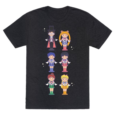 Sailor Moon Inner Senshi Pocket Parody T-Shirt