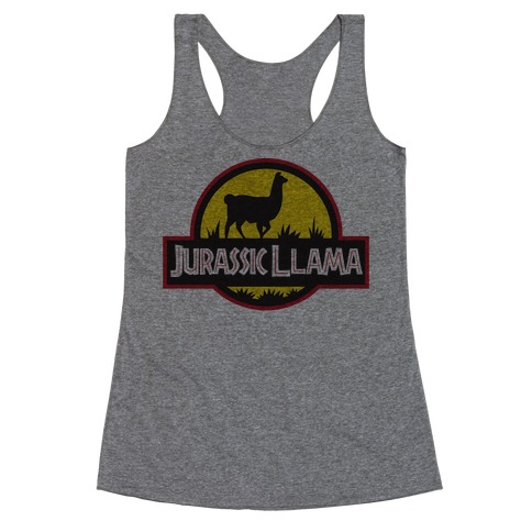 Jurassic Llama Racerback Tank Top