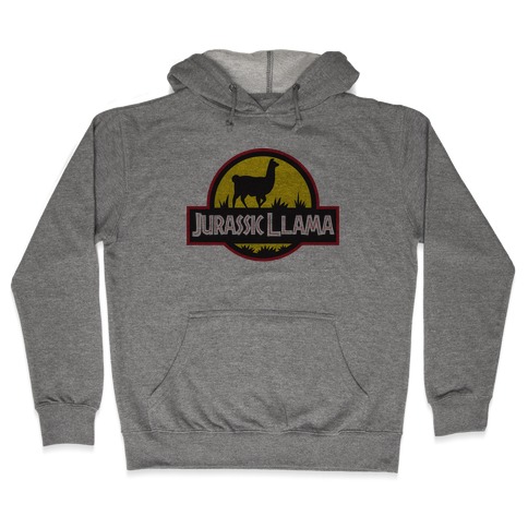 Jurassic Llama Hooded Sweatshirt