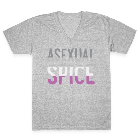 Asexual Spice V-Neck Tee Shirt