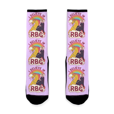 I Believe in RBG Sock