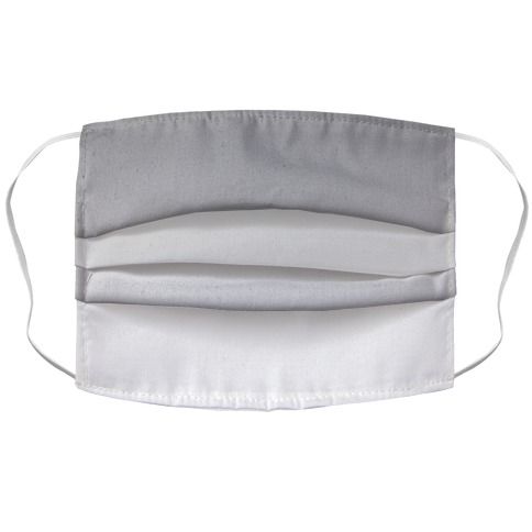 Grayscale Light Accordion Face Mask
