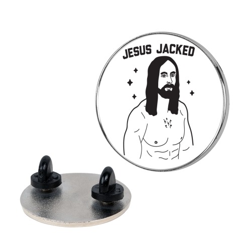 Jesus Jacked Pin