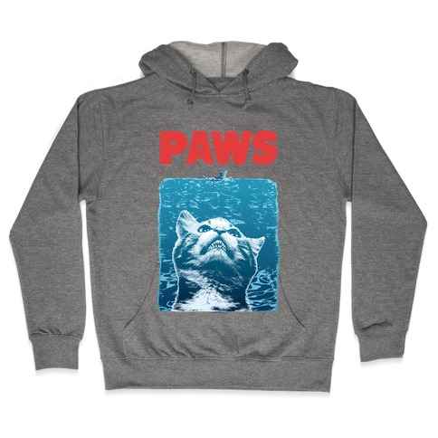 PAWS (Jaws Parody) Hooded Sweatshirt