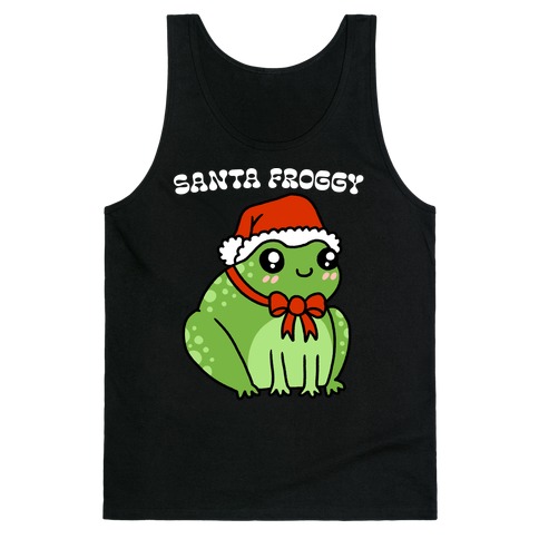Santa Froggy Tank Top
