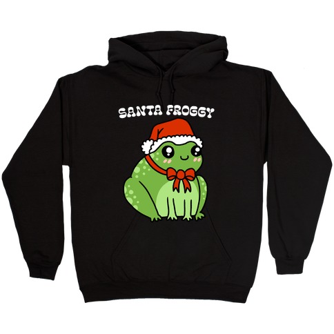 Santa Froggy Hooded Sweatshirt