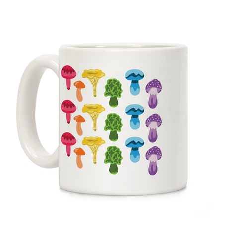 Gay Mushroom Pattern Coffee Mug