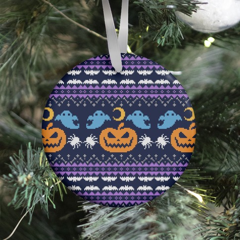 Ugly Halloween Sweater Ornament