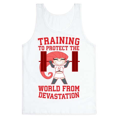 Training To Protect Our World From Devastation Tank Top
