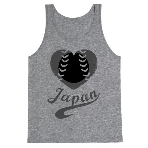 Japan Baseball Love (Baseball Tee) Tank Top