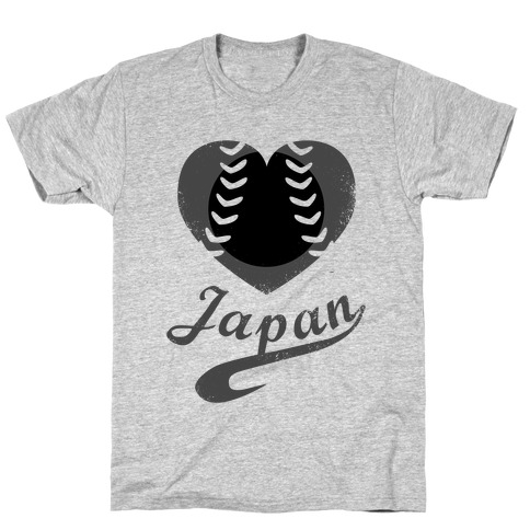 Japan Baseball Love (Baseball Tee) T-Shirt