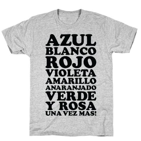 Spanish Color Song T-Shirt