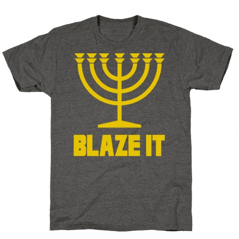 Blaze It Menorah T-Shirt