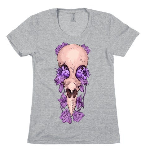 Bird Skull Womens T-Shirt