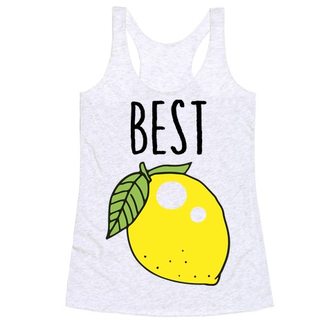 Best Friends: Lemon Racerback Tank Top