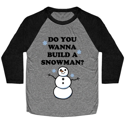 Snowman Long Sleeve T-Shirt in White - Small