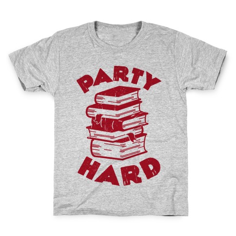 Party Hard (Books) Kids T-Shirt