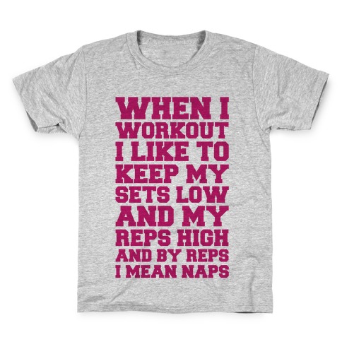Nap Repetitions Kids T-Shirt
