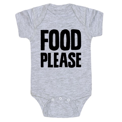 Food Please Baby One-Piece
