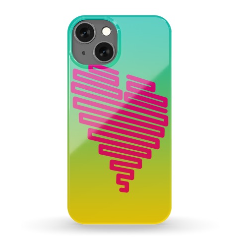 Neon Heart Phone Case